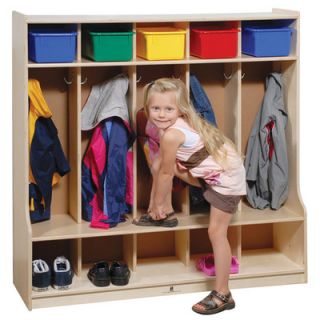 Steffy Five Section Locker with Seat/Step SWP1021