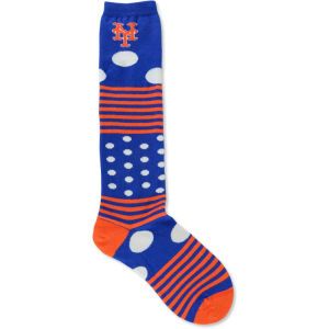 New York Mets For Bare Feet Dots and Stripes 538 Socks