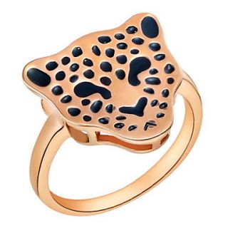 Stylish Sliver Or Gold With Leopard Womens Ring(1 Pc)