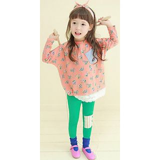 Girls Lovely Floral Print Clothing Sets