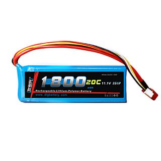 DLG 11.1V 1800mAh Li Po Battery(T Plug)