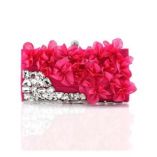 Silk Wedding/Special Occation Clutches/Evening Handbags With Flowers(More Colors)