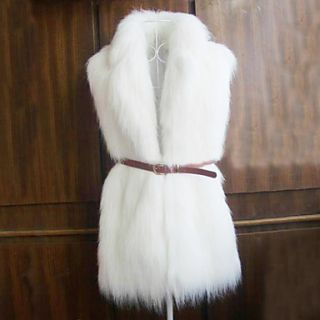 Sleeveless Shawl Faux Fur Party/Casual Vest(More Colors)