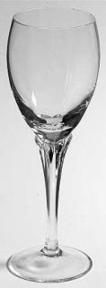 Gorham Andante (No Trim) Wine Glass   Petal Stem,Optic,Clear,Plain