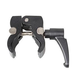Articulating Magic Friction Arm small size Super Clamp Crab Pliers Clip w/ Stud Adapter 1/4 and 3/8 Included
