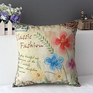 Artical Beautiful Flowers Hand Painted Decorative Pillow Cover Decorative Pillow Cover