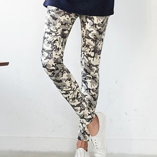 [Pashong] Womens Floral Print Soft Legging (More Colors)