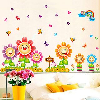Cartoon Floral Decorative Stickers