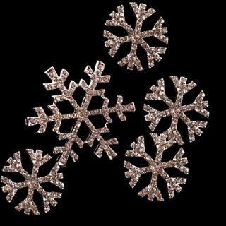 Frozen Snow Queen Elsa Silver Snowflakes Cosplay Headdress (4 pieces)