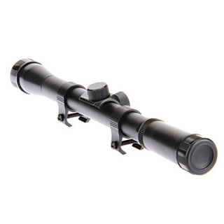 Tactical Basic 4x20 Hunting Rifle Scope Sight with Free Mounts Outdoor Riflescope Rail Optical Aim