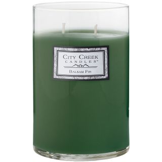 City Creek Candles Balsam Fir 22 oz. Jar Candle, Green