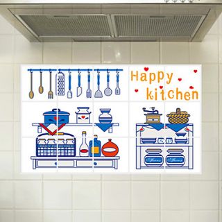 Happy Kitchen Oil Proof Sticker, Aluminium Foil 18 x 30(Inch)