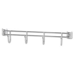Alera Four hook Bars For Wire Shelving (pack Of 2)