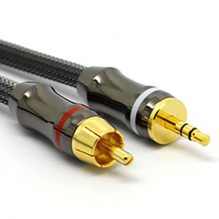 3.5mm to RCA M/M Audio Cable Gray(5M)