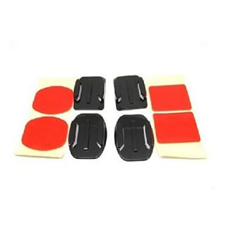 Sports wearable Camera Suptig Curved and Flat Adhesive Mounts for Gopro Hero 2/3/3