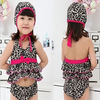 Baby Girls Leopard Two Pieces Swimsuit