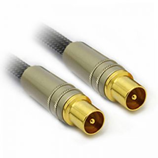 Coaxial Closed circuit Cable M/M for HDTV Gray(2M)