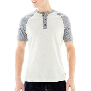 Levis Raglan Henley, Silver, Mens