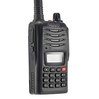Hareto H 5118 Professional FM Transceiver 199 Channel Walkie Talkie (Black)