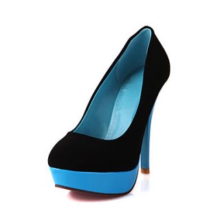 Leatherette Womens Stiletto Heel Platform Pumps/Heels Shoes (More Colors)