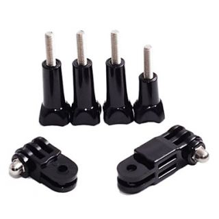 3 way Pivot Arm Assembly Extension 4x Thumb Knob for Gopro Hero 3/2/1