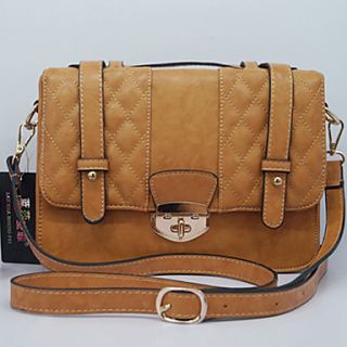 HONGQIU Womens Graceful Casual Satchel Bag(Brown)