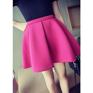 Womens Spring Higt Waist Thin Cute Fluffy Skirt