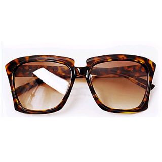 Helisun Womens Europe Fashion Vintage Square Lens Sunglasses 3114 2 (Leopard)