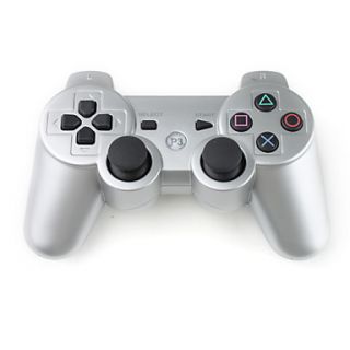 Rechargeable USB Wireless Controller for PS3 (Silver)