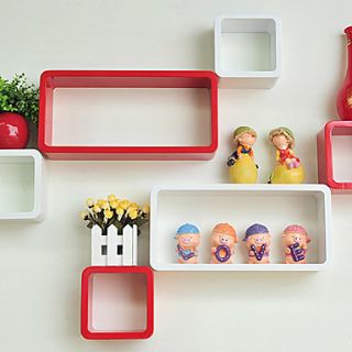 Pop Candy Color Cubic Designed Household Shelf