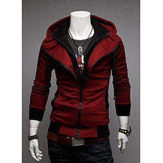 Midoo Thin Long Sleeve Round Collar Sweater(Red)