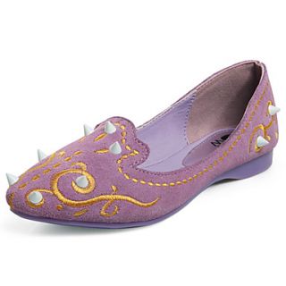 XNG 2014 Womens Fashion Street Flats Shoes (Light Purple)