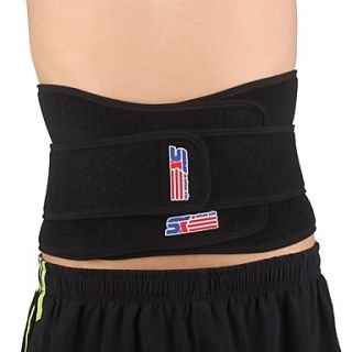 Double Press Magnetic Therapy 6 spring Elastic Waist Guard Protector   Free Size