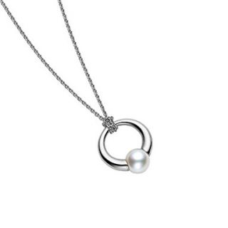 925 Sterling Silver Pearl The Most Beautiful Time Necklace