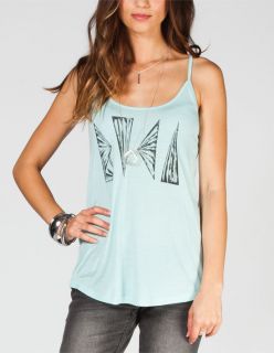 Prisms Womens Strappy Tank Aqua In Sizes Medium, X Large, Small, Large, X 