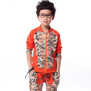 Boys Spring Jungle Casual Long Sleeve Clothing Sets