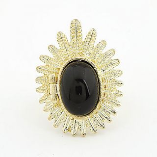 Ravier Womens Vintage Sun Gem Ring