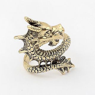 Ravier Womens Vintage Dragon Ring