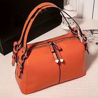 MIQIANLIN Womens Korean Style Messenger Bag(Orange)