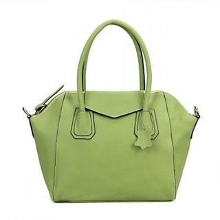 Womens Generous Smiling Face Bag Split Leather Ladies Fashion Genuine Leather Handbags Linning Color on Random