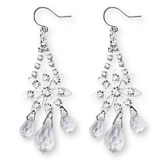 Ginasy Claw Chain Drill Drop Shaped Earring