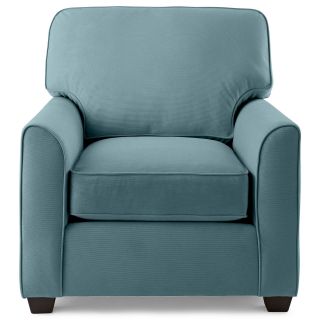 Possibilities Sharkfin Arm Chair, Cornflower