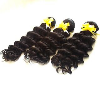 12 Inch 3pcs/lot Grade 5A Brazilian Virgin Hair Deep Wave Hair Extensions/Weaves