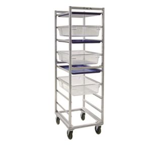 New Age Mobile Full Height Box Pan Combination Rack Open Sides & (9)18x26 Pan Capacity