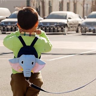 Childrens Simple Stereo Cartoon Elephant Safety Harness Backpack
