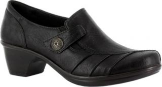 Womens Easy Street Emery   Black Burnished Casual Shoes
