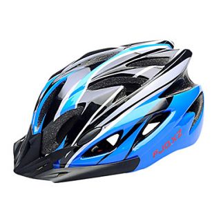 FJQXZ EPSPC Blue and Black Integrally molded Cycling Helmet(18 Vents)