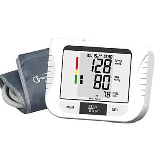 Automatic Digital Arm Blood Pressure Monitor (0~299mmHg, ±3mmHg, 4xAA Battery)