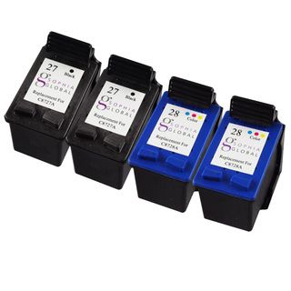 Sophia Global Remanufactured Ink Cartridge Replacement For Hp 27 And Hp 28 (2 Black, 2 Color) (2 Black, 2 TricolorPrint yield Up to 220 pages per black cartridge and up to 190 pages per color cartridgeModel SG2eaHP272eaHP28Pack of 4We cannot accept ret