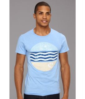 Delivering Happiness Flow Tee Mens T Shirt (Blue)
